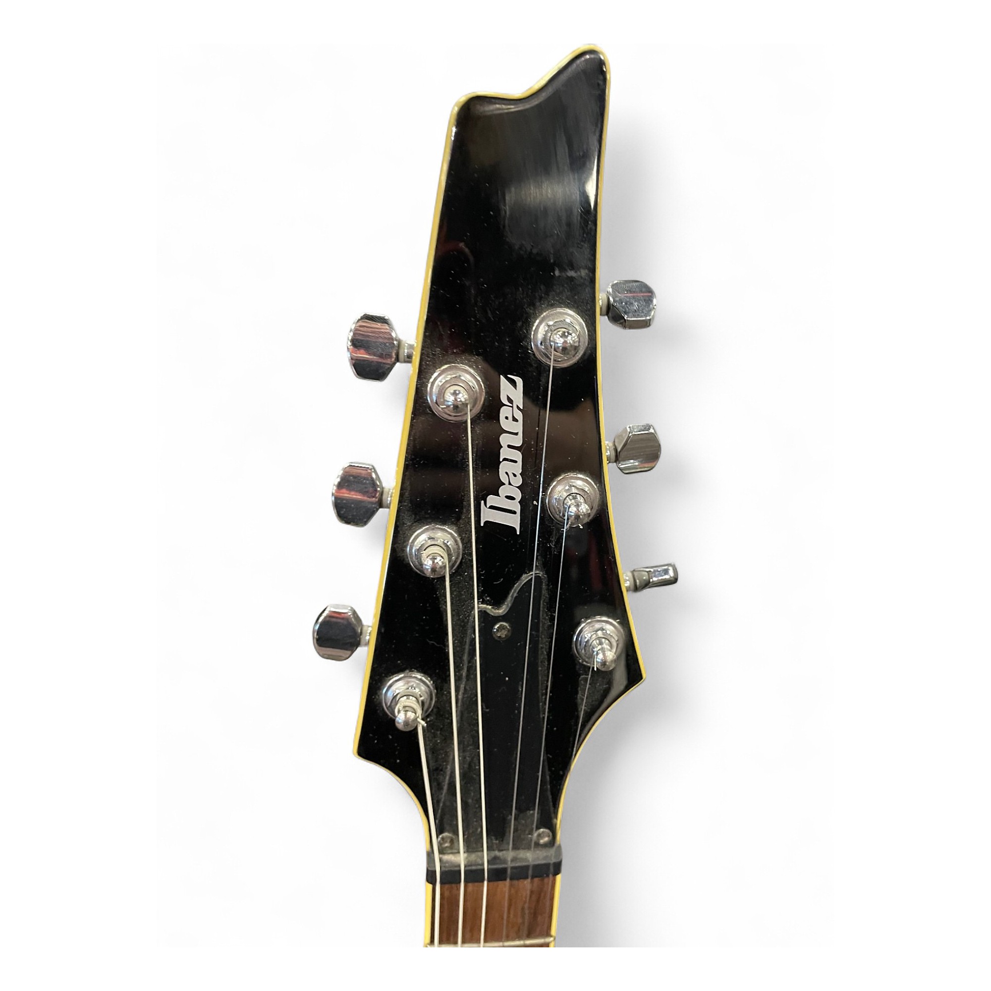 Used Ibanez IC400 Iceman Black Solid Body Electric Guitar Black