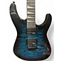 Used Jackson JS20 DINKY TRANSPARENT BLUE Solid Body Electric Guitar thumbnail