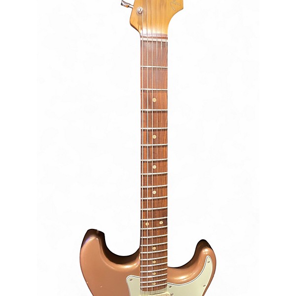 Used Fender Road Worn 1960S Stratocaster FIREMIST GOLD Solid Body Electric Guitar