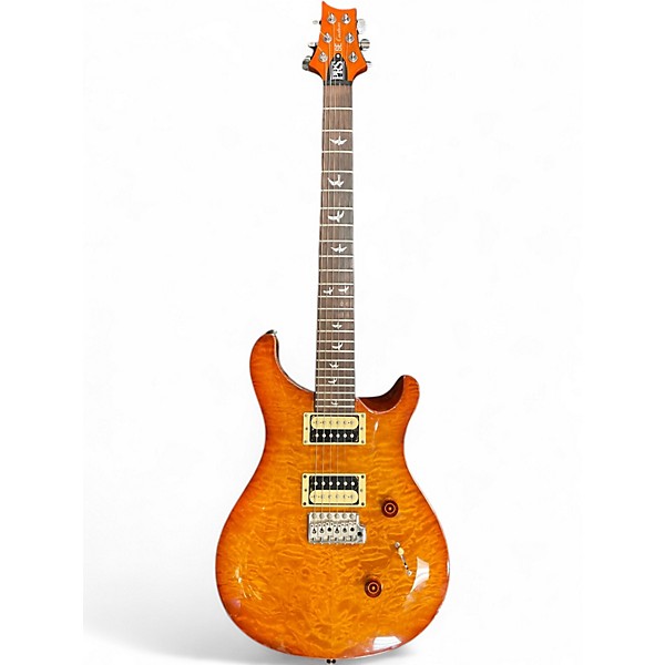 Used 2010s PRS SE Custom 24 Cherry Sunburst Solid Body Electric Guitar