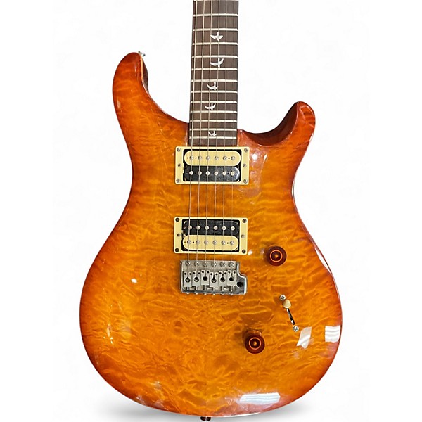 Used 2010s PRS SE Custom 24 Cherry Sunburst Solid Body Electric Guitar