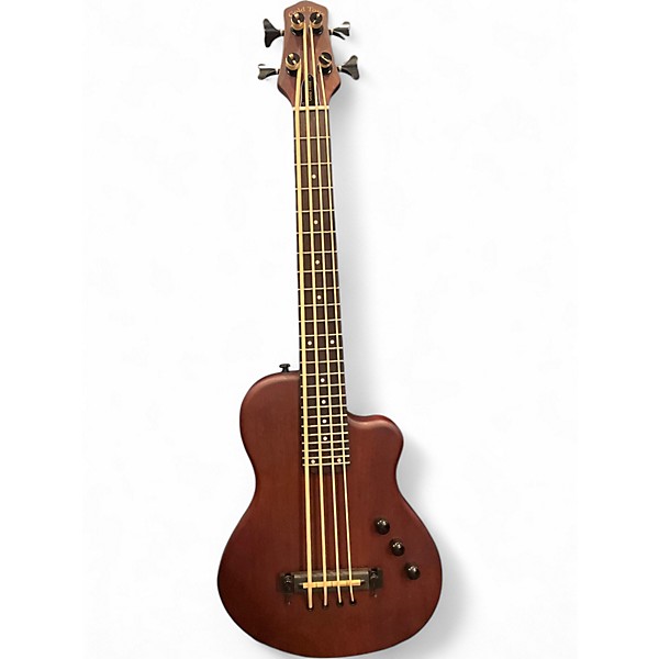 Used Gold Tone ME-Bass/FL Dark Natural Electric Bass Guitar