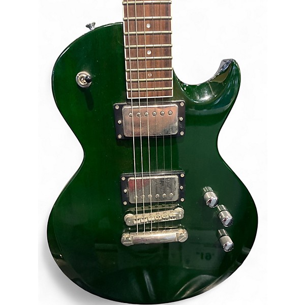 Vintage 1996 ESP ECLIPSE  SEE-THROUGH FOREST GREEN Solid Body Electric Guitar