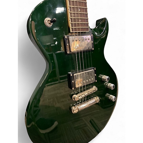 Vintage 1996 ESP ECLIPSE  SEE-THROUGH FOREST GREEN Solid Body Electric Guitar