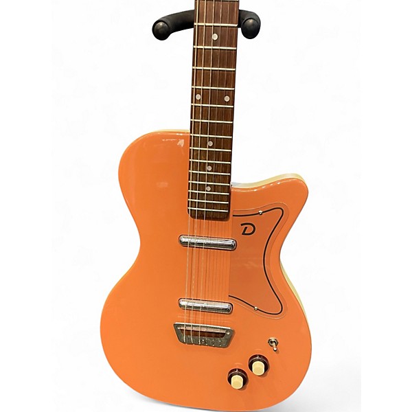 Used Danelectro 56U2 SALMON PINK Solid Body Electric Guitar