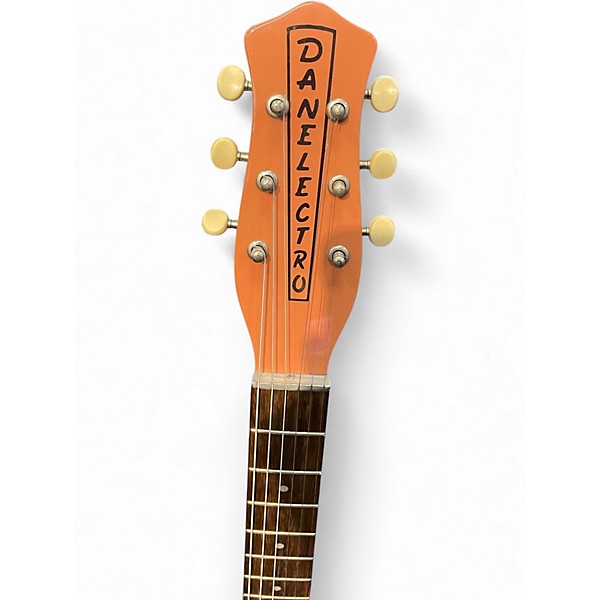Used Danelectro 56U2 SALMON PINK Solid Body Electric Guitar