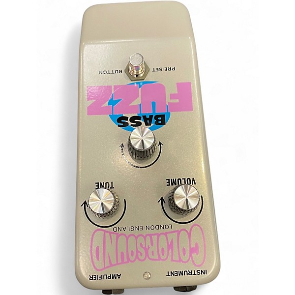 Used Sola Sound COLORSOUND BASS FUZZ Effect Pedal