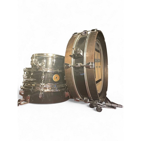 Used TAMA 4 Piece PANCAKE CLUB JAM Black Drum Kit