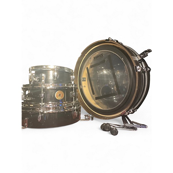 Used TAMA 4 Piece PANCAKE CLUB JAM Black Drum Kit