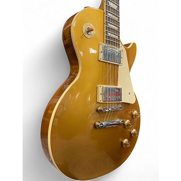 Used Gibson Les Paul Standard 1950S Neck Gold Top Solid Body Electric Guitar