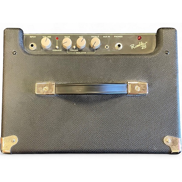Used Fender Rumble 25 25W 1x8 Bass Combo Amp