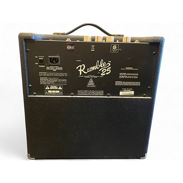 Used Fender Rumble 25 25W 1x8 Bass Combo Amp