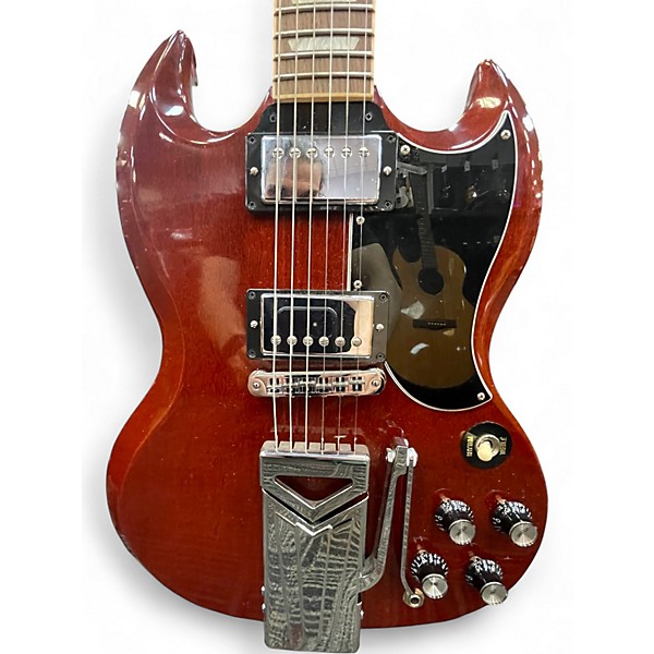 Used Gibson SG STANDARD 61 WITH SIDEWAYS VIBROLA Faded Cherry Solid Body Electric Guitar