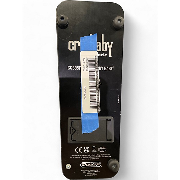 Used Dunlop GCB95F Crybaby Classic Wah With Fasel Inductor Effect Pedal