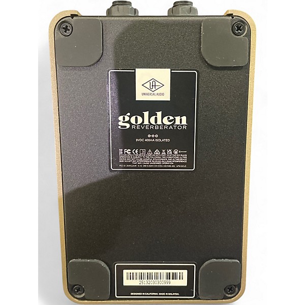 Used Universal Audio Golden Reverberator Effect Pedal