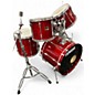 Used Yamaha 5 Piece Stage Custom Red Drum Kit