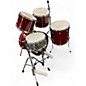 Used Yamaha 5 Piece Stage Custom Red Drum Kit