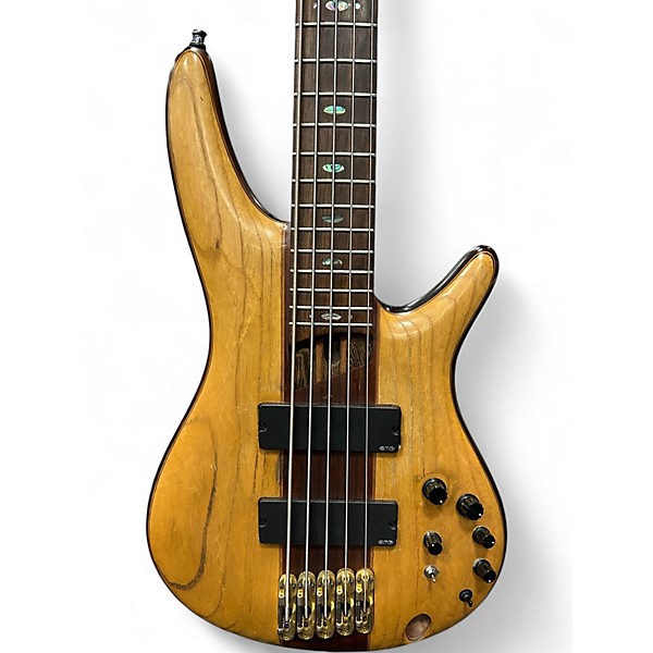 Used Ibanez SR1305 premium  Natural  Electric Bass Guitar
