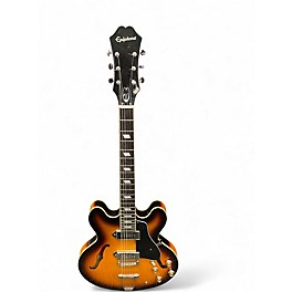 Used Epiphone Casino Vintage Sunburst Hollow Body Electric Guitar
