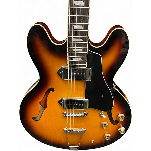Used Epiphone Casino Vintage Sunburst Hollow Body Electric Guitar