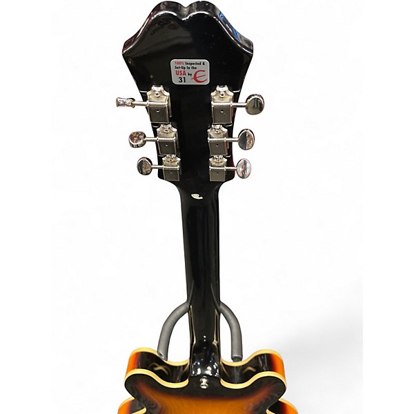 Used Epiphone Casino Vintage Sunburst Hollow Body Electric Guitar