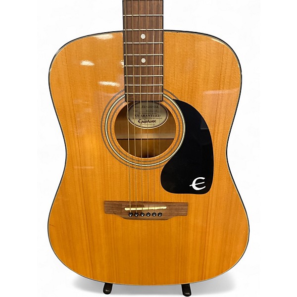 Used Epiphone pr-200 Natural Acoustic Guitar