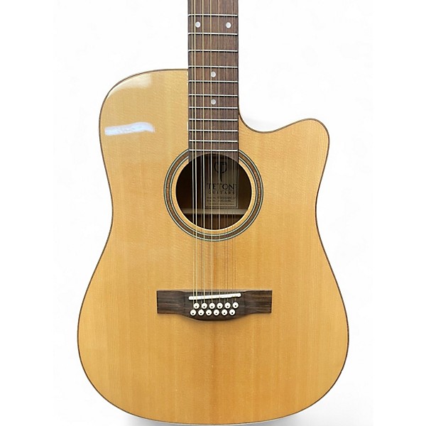 Used Teton STS100CENT-12 Natural 12 String Acoustic Electric Guitar