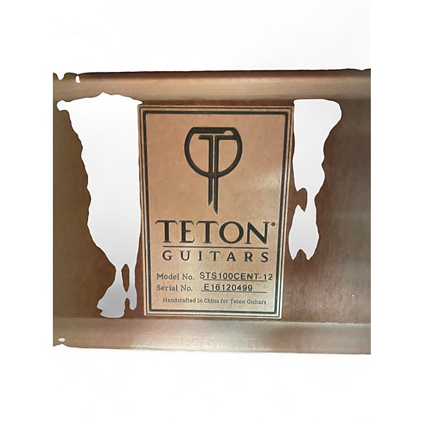 Used Teton STS100CENT-12 Natural 12 String Acoustic Electric Guitar