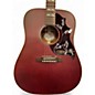 Used Gibson Hummingbird Special Wine Red Acoustic Electric Guitar