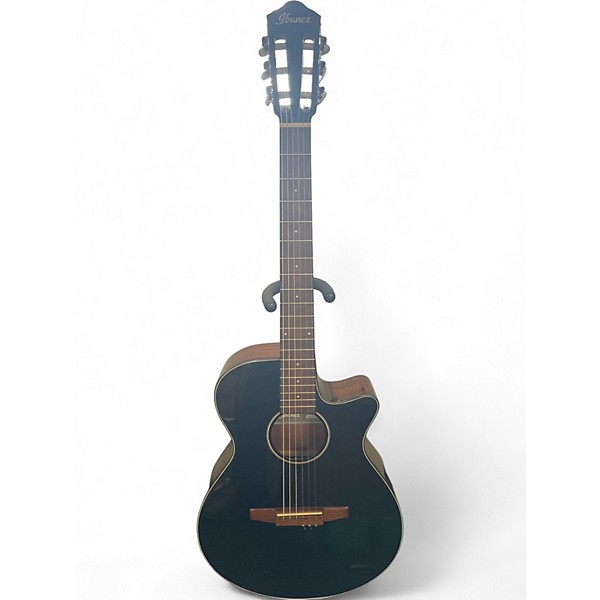 Used Ibanez aeg50n Black Classical Acoustic Electric Guitar