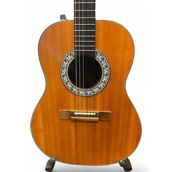 Vintage 1975 Ovation 1613 CLASSICAL Natural Classical Acoustic Electric Guitar
