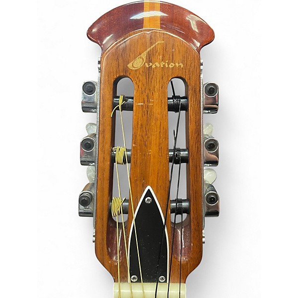 Vintage 1975 Ovation 1613 CLASSICAL Natural Classical Acoustic Electric Guitar