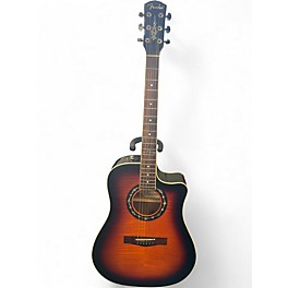 Used Fender T Bucket 300CE 3 Tone Sunburst Acoustic Electric Guitar