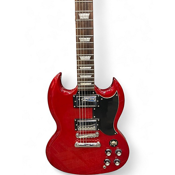 Used Epiphone SG Cherry Solid Body Electric Guitar