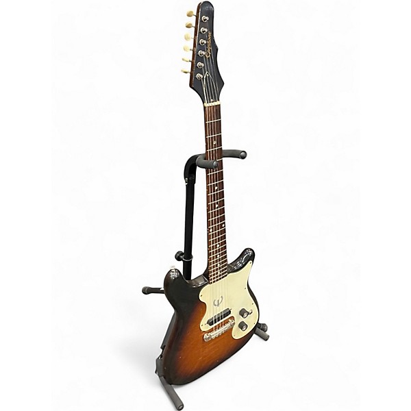 Vintage 1963 Epiphone OLYMPIC SINGLE SUNBURST 2 Color Sunburst Solid Body Electric Guitar