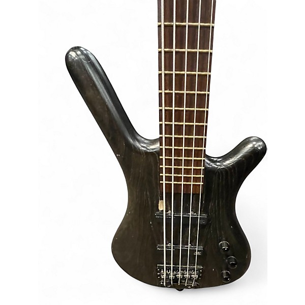 Used Warwick Corvette 5 String BLACK Electric Bass Guitar