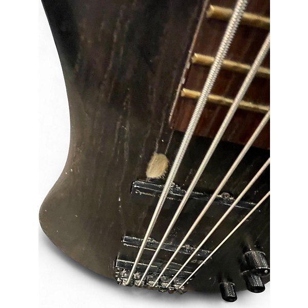 Used Warwick Corvette 5 String BLACK Electric Bass Guitar