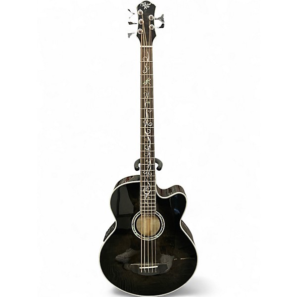 Used Michael Kelly MKD5SSBSFR Trans Black Acoustic Bass Guitar
