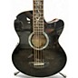 Used Michael Kelly MKD5SSBSFR Trans Black Acoustic Bass Guitar