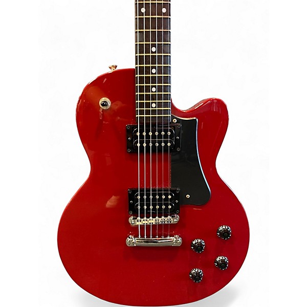 Used Squier Series 24 M-77 Cherry Solid Body Electric Guitar