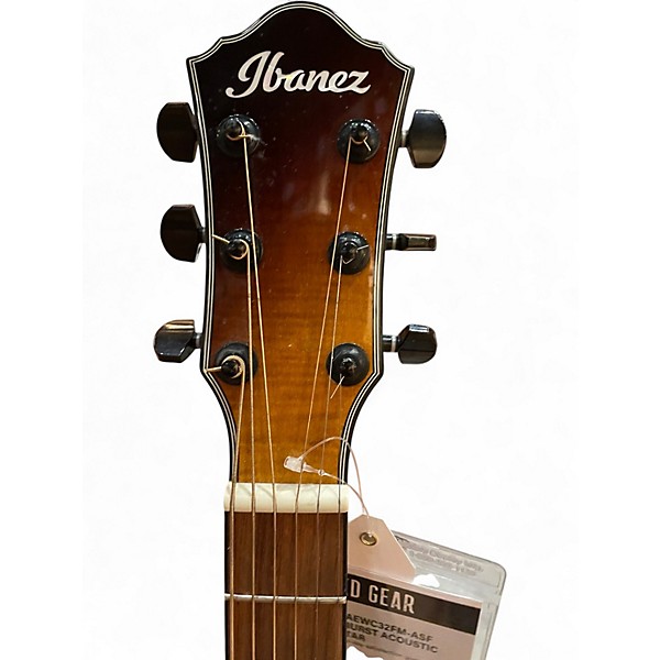 Used Ibanez AEWC32FM-ASF 2 Color Sunburst Acoustic Electric Guitar
