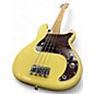 Used Fender Player Precision Bass hialeah yellow Electric Bass Guitar