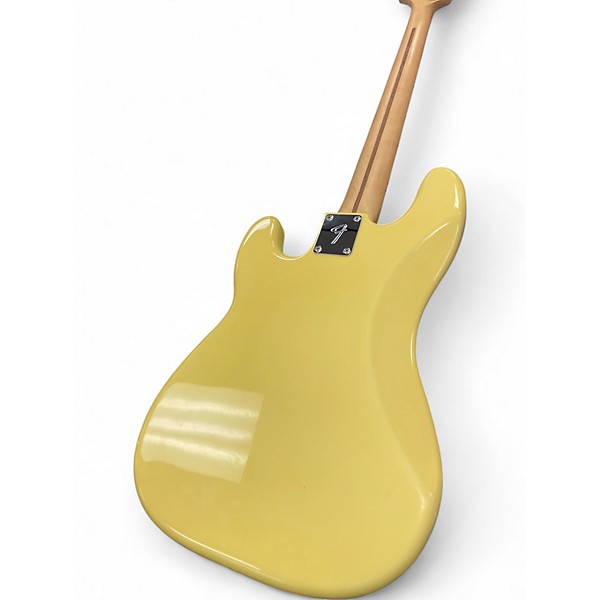 Used Fender Player Precision Bass hialeah yellow Electric Bass Guitar