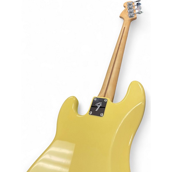 Used Fender Player Precision Bass hialeah yellow Electric Bass Guitar
