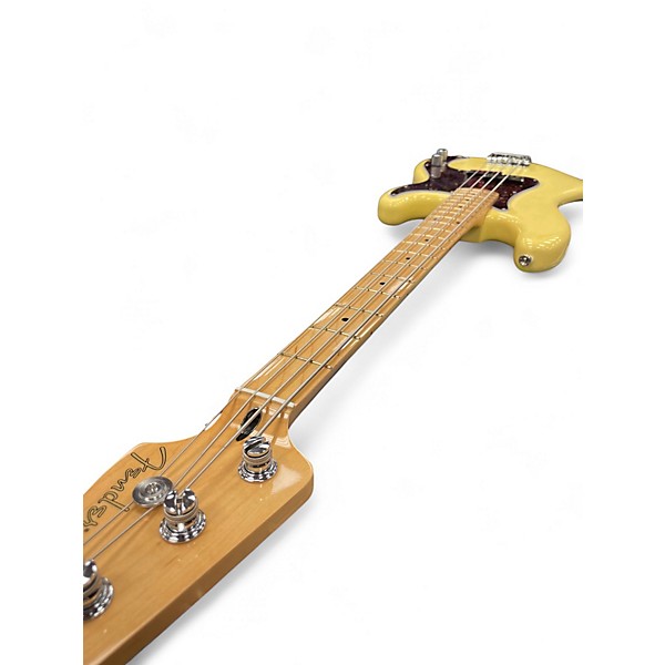 Used Fender Player Precision Bass hialeah yellow Electric Bass Guitar