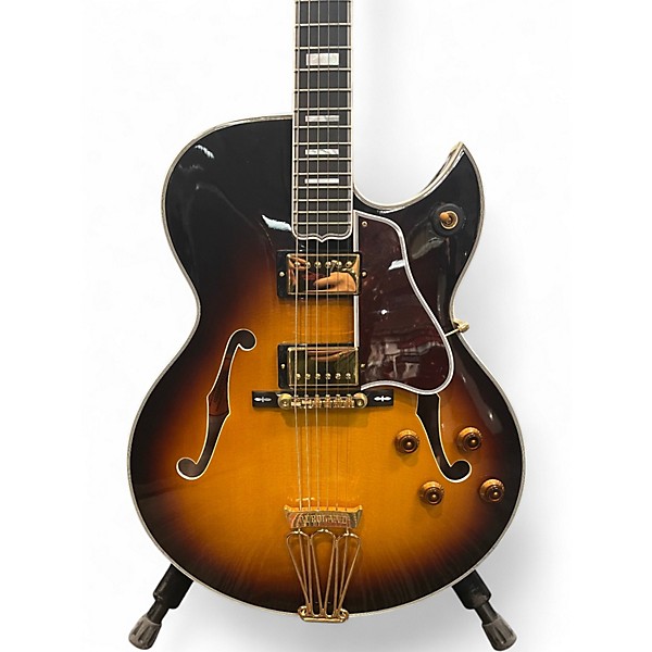 Used 2005 Gibson CUSTOM BYRDLAND Vintage Sunburst Hollow Body Electric Guitar