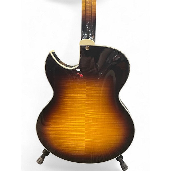 Used 2005 Gibson CUSTOM BYRDLAND Vintage Sunburst Hollow Body Electric Guitar