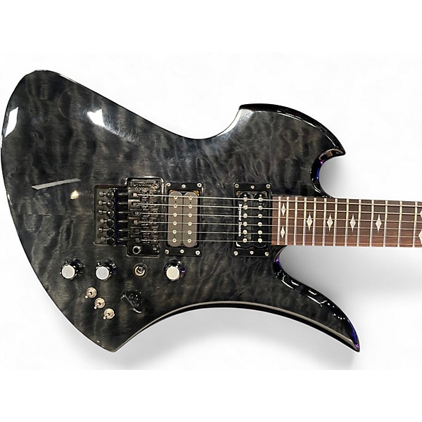 Used 2008 B.C. Rich Mockingbird ST Trans Black Solid Body Electric Guitar