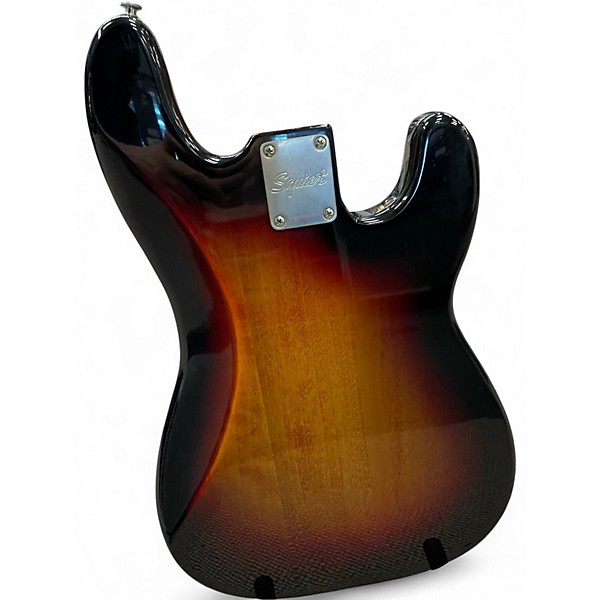 Used 2021 Squier Classic Vibe '60s Precision Bass 3 Tone Sunburst Electric Bass Guitar