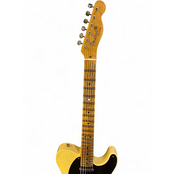 Used Fender Custom Shop 1952 Telecaster Heavy Relic Blonde Solid Body Electric Guitar